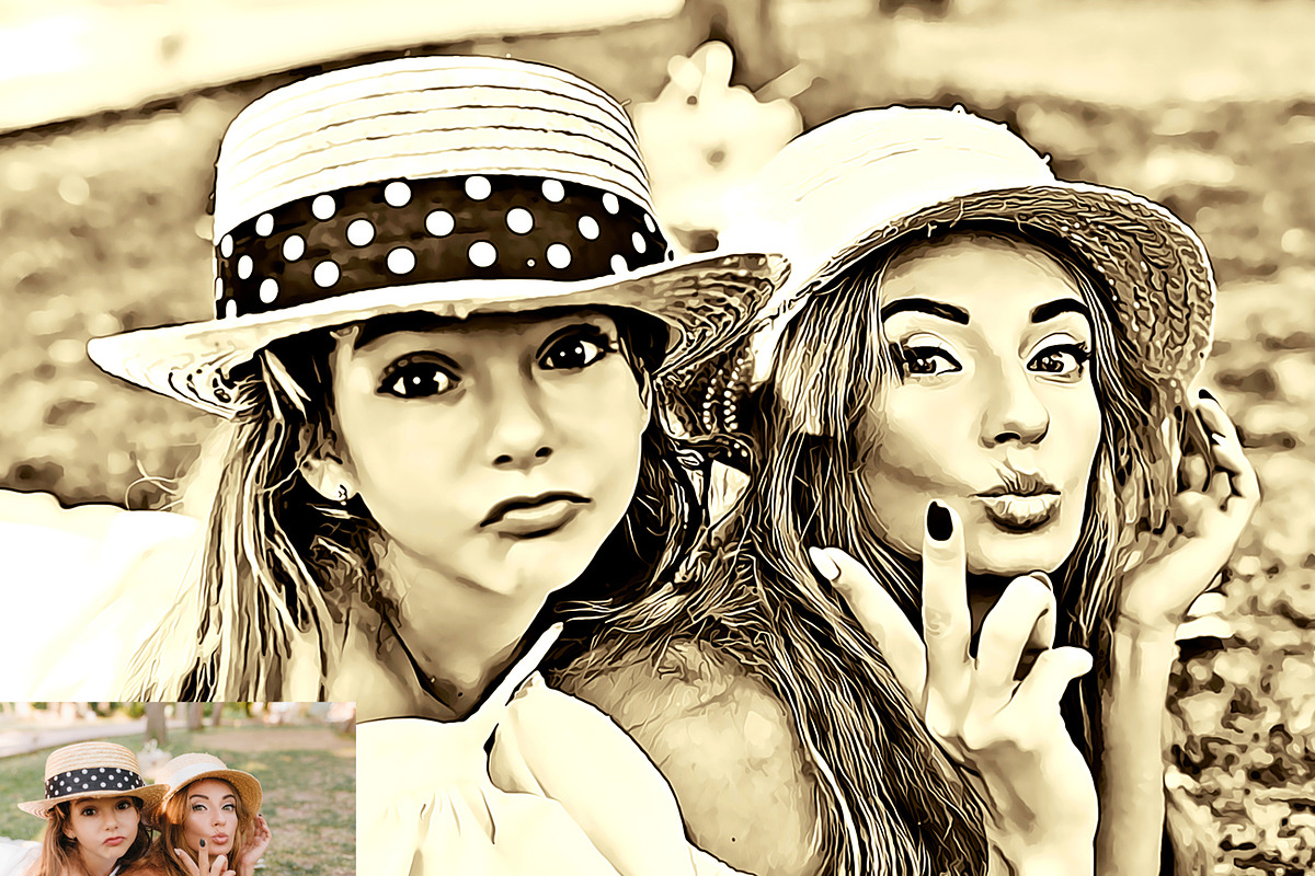 Pro Digital Oil Photoshop Action, an Action Add-On by Studio Retouch (Photo 7 of 13)