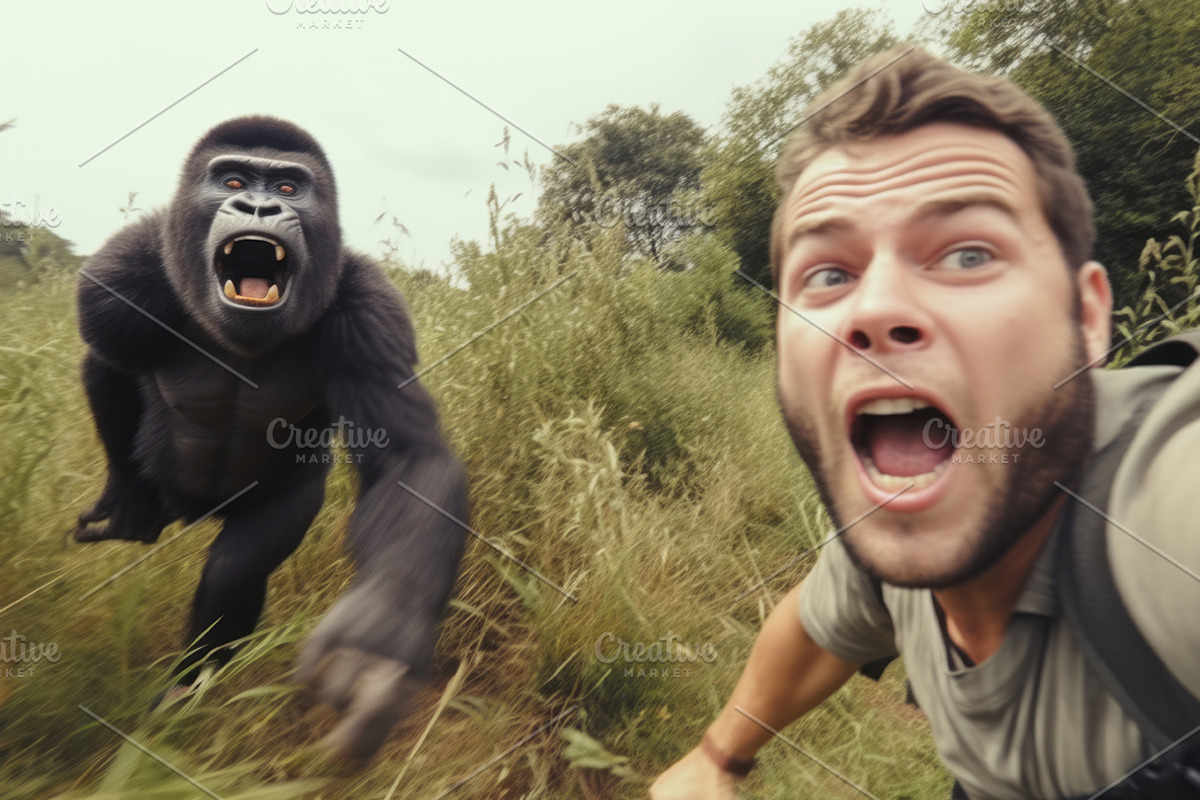Selfie with wild animals - 63 images, an Animal Photo by Handmadefont (Photo 7 of 11)