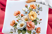 Whimsical Spring Flowers Clipart, an Illustration by Libby Wishes (Thumbnail 5 of 8)