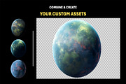 300+ PNG Cutout Planets, an Object Graphic by Mikel Blazgad (Thumbnail 6 of 9)
