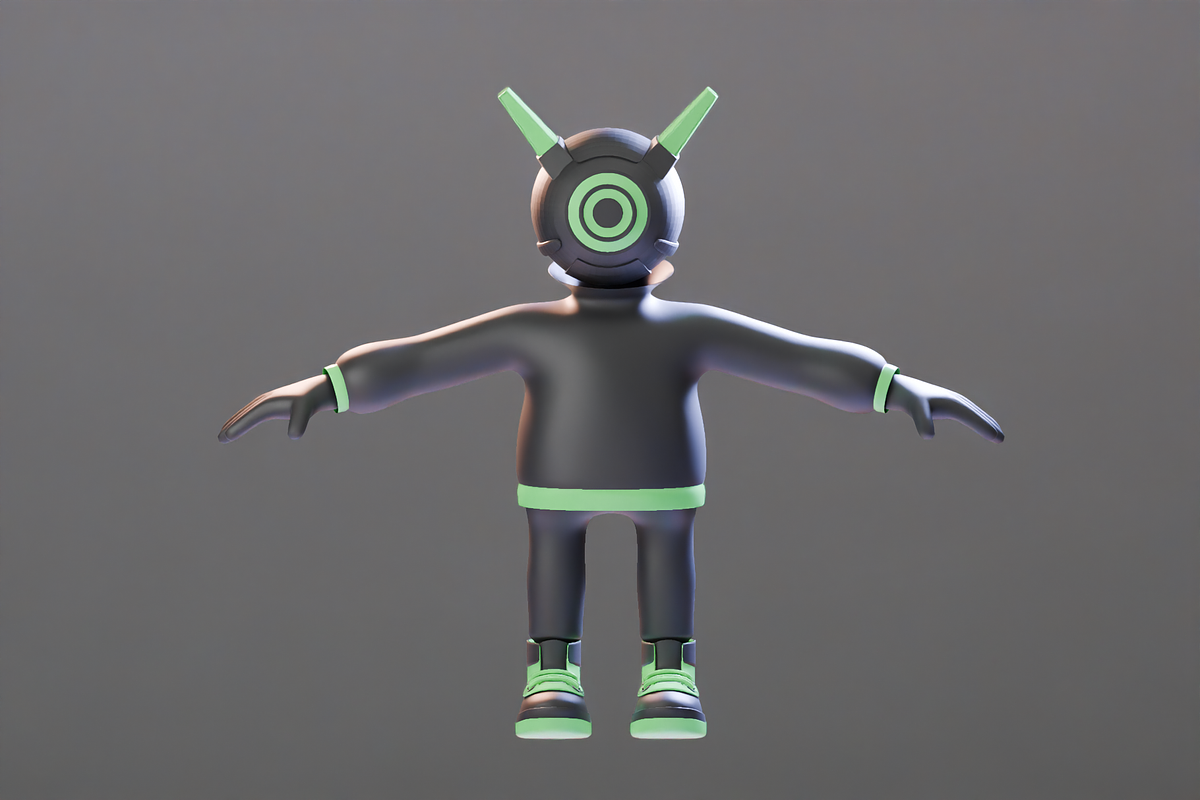 Cyber Tech 3D Character Pack, a Characters & Person 3D Model by Dudukbersama (Photo 4 of 9)