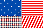 Americana Stars and Stripes Pattern, a Pattern Graphic by Paper & Pattern Studio (Thumbnail 5 of 9)