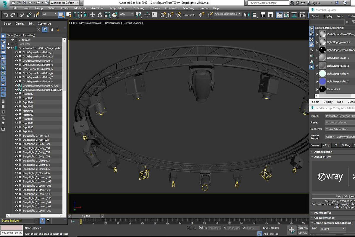 Circle Square Truss 700cm-StageLight, a Templates & Theme by akerStudio (Photo 17 of 21)