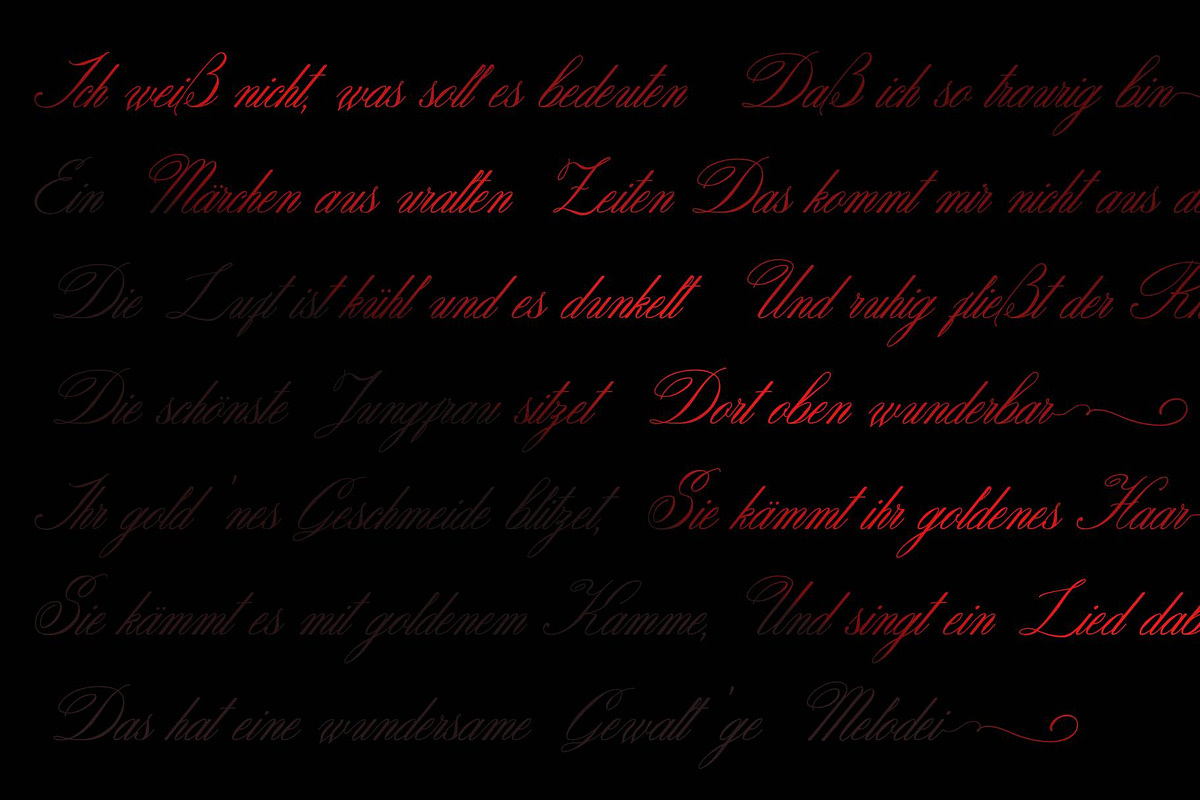 Virtuos Music Cyrillic Font, a Script Font by IraDvilyuk (Photo 6 of 10)