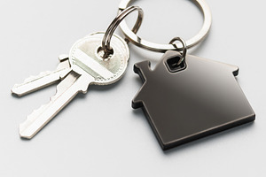 House keys with keychain representing home ownership, a Business Photo by Olena Rudo