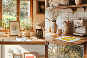 RUSTIC KITCHEN | Frame mockup set, a Household Mockup by SCHÉRI (Thumbnail 7 of 14)