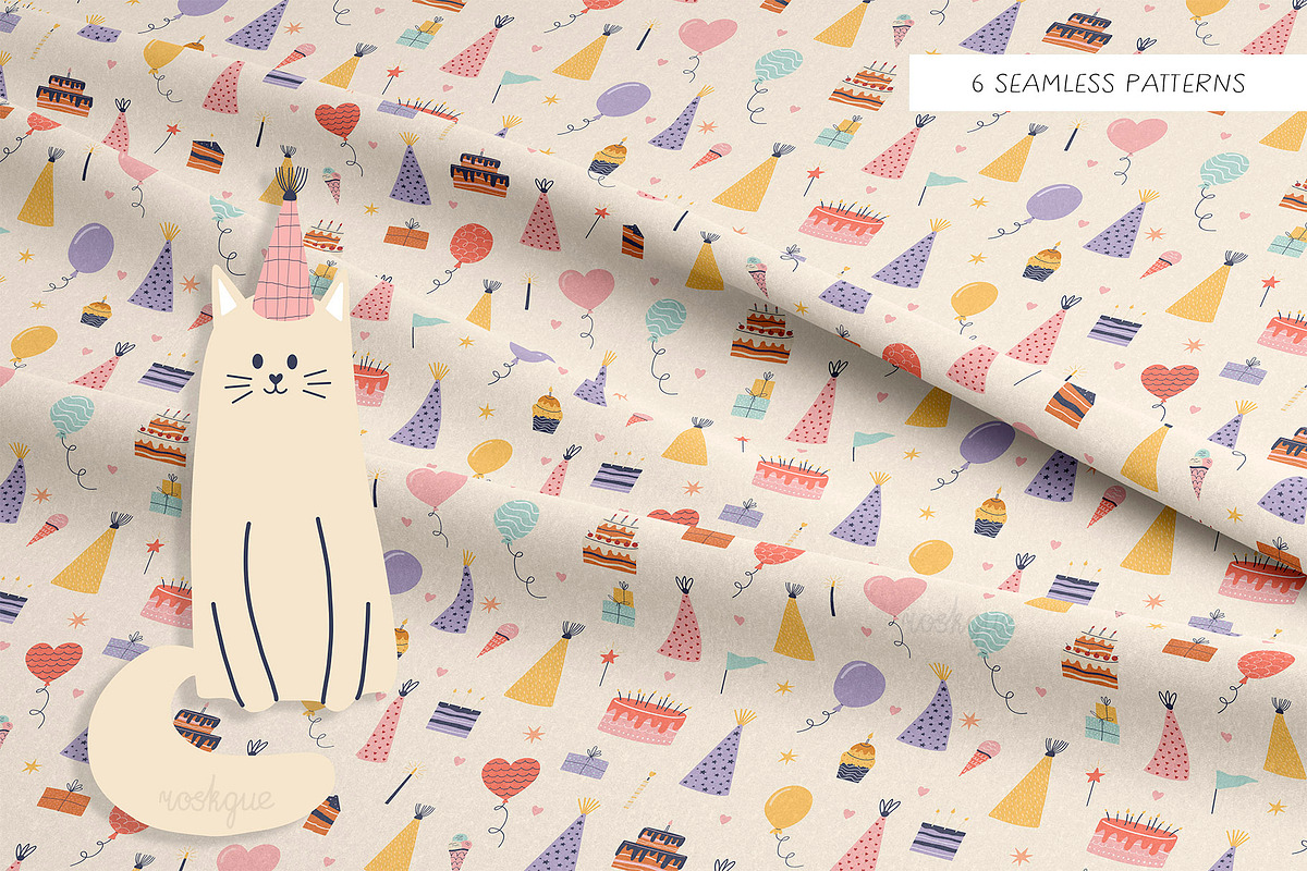 Soft & Sweet Birthday Collection, an Object Graphic by roskque (Photo 5 of 7)