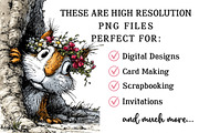 Spring Peeking Animal Clipart, an Illustration by OK Design (Thumbnail 5 of 6)