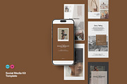 Social Media Kit Template, a Social Media Template by Creatiya Type (Thumbnail 1 of 6)