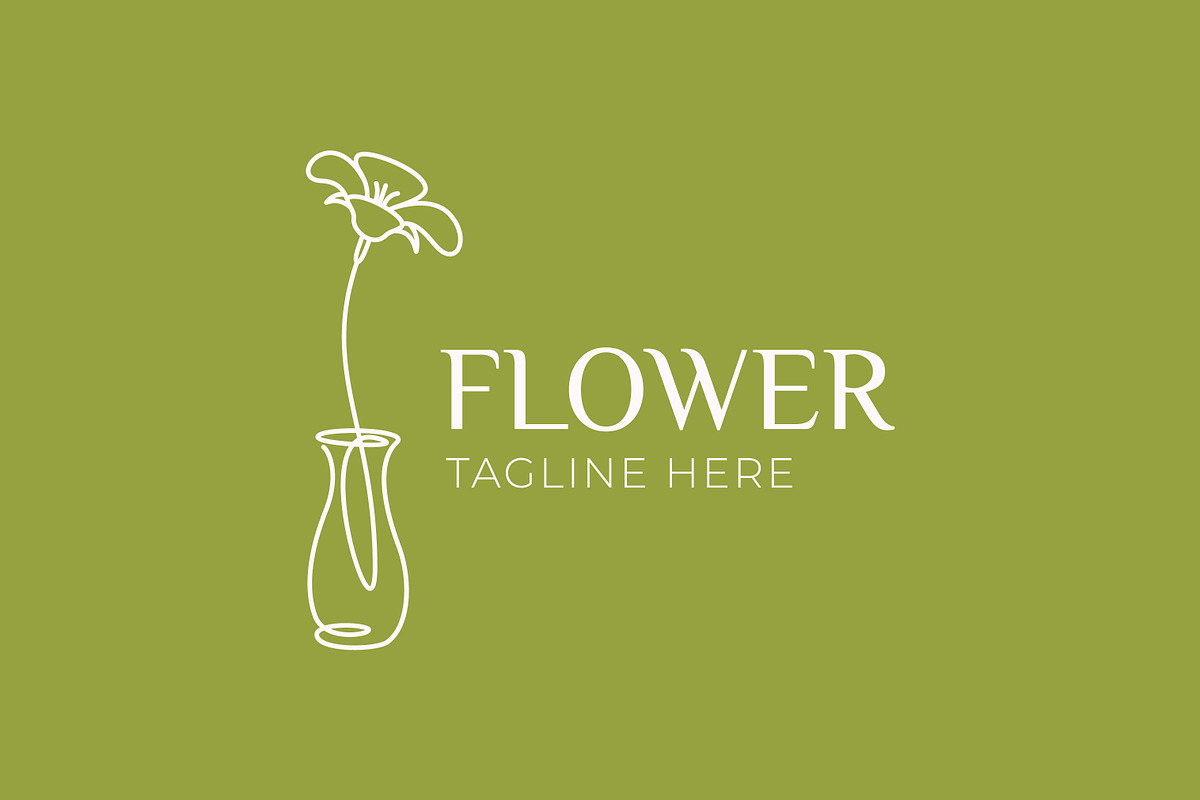 Flower Vase Continuous Line Logo, a Branding & Logo Template by Signatoro (Photo 2 of 3)