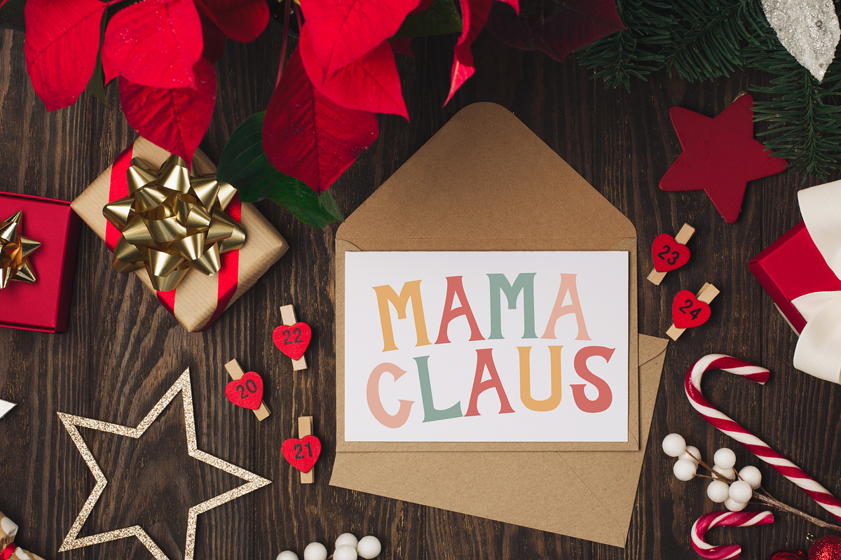 Christmas Melody is a Christmas font, a Handwritten Font by Brown Cupple (Photo 2 of 6)
