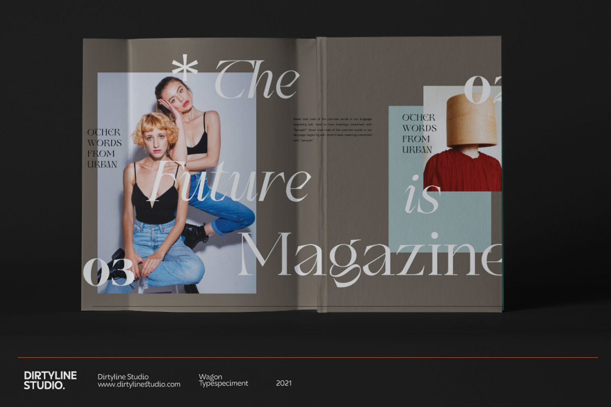 Wagon Display Serif+Italic, a Serif Font by Dirtyline Studio (Photo 17 of 20)