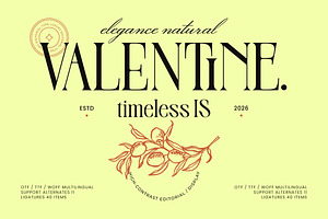 Valentine Editorial Serif