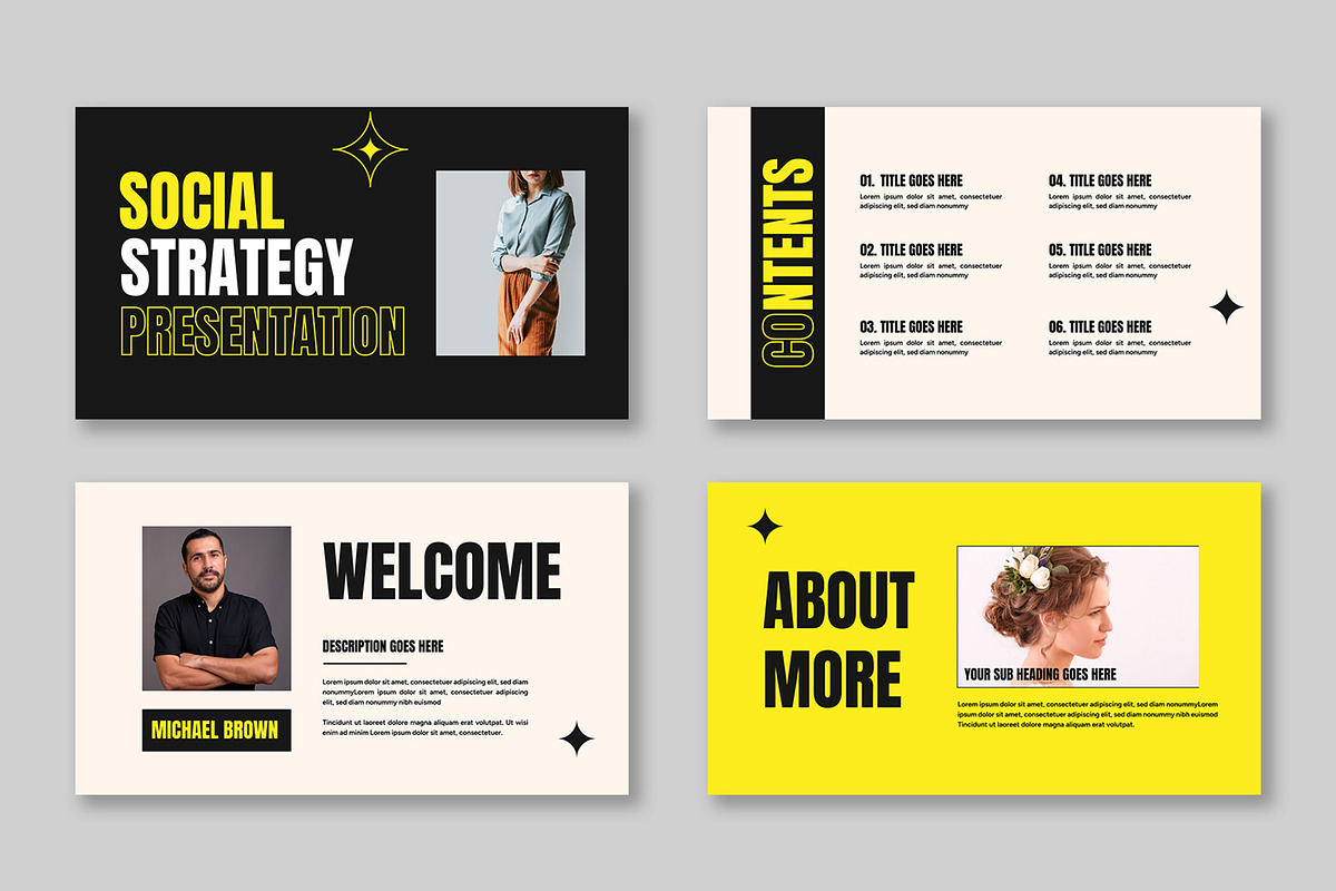 Social Strategy Presentation Layout, a Presentation Template by ContestDesign (Photo 2 of 5)