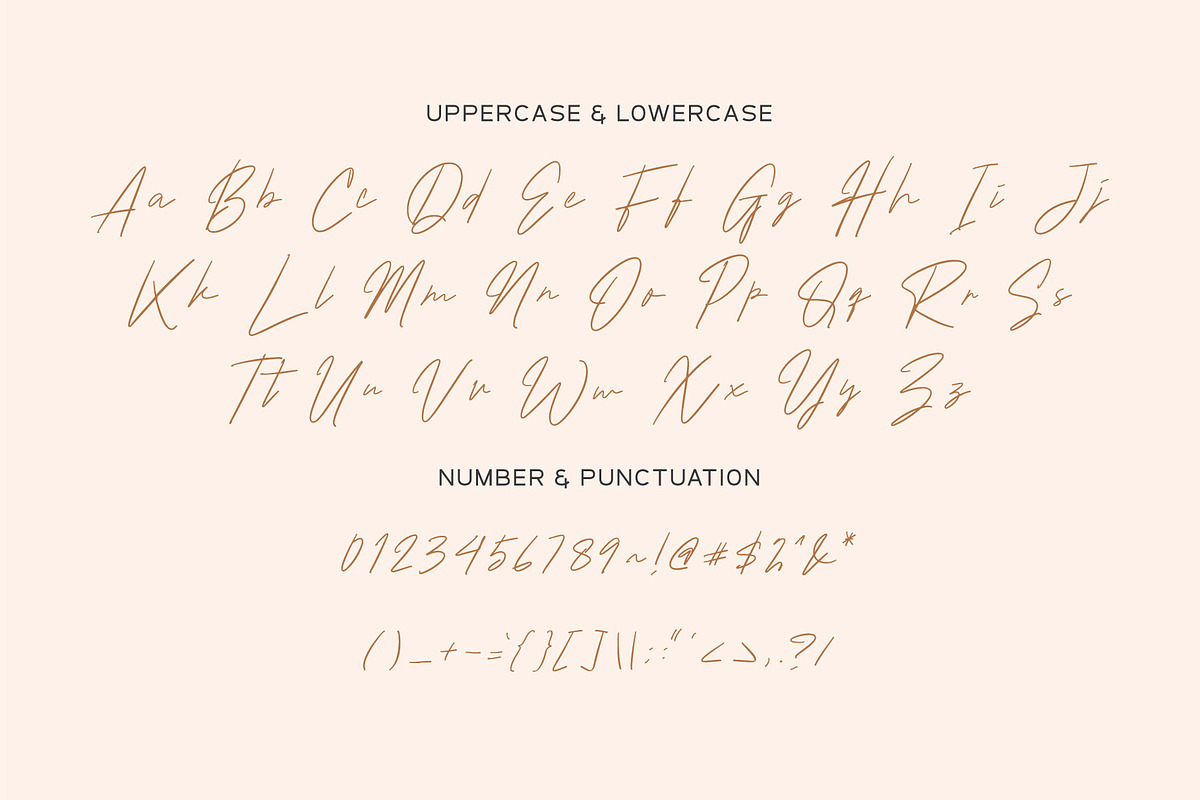 Teather Signature, a Script Font by Pustudio (Photo 3 of 6)