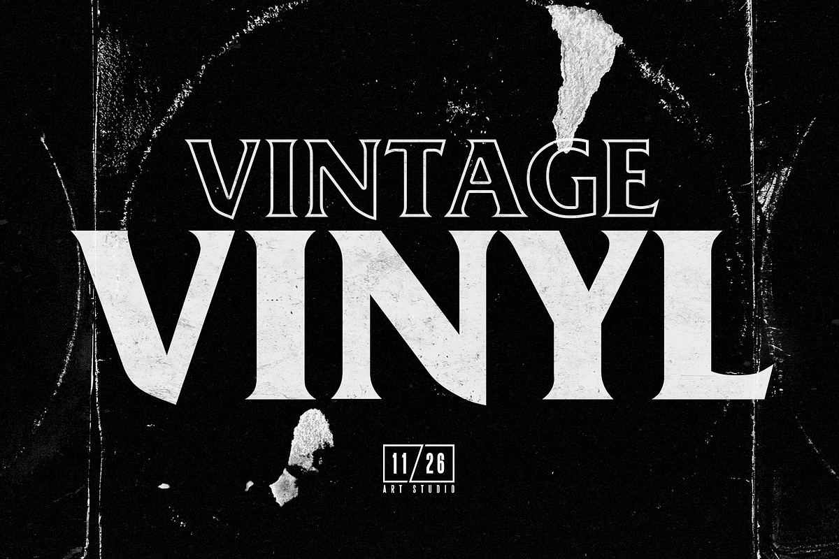 Vintage Vinyl Textures, a Texture Graphic by 1126artstudio (Photo 1 of 5)