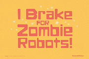 KutOut - A Fun & Funky Font, a Sans Serif Font by Komet & Flicker (Thumbnail 5 of 12)