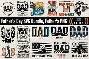 Father's Day SVG Bundle, an Object Graphic by DollarSmart