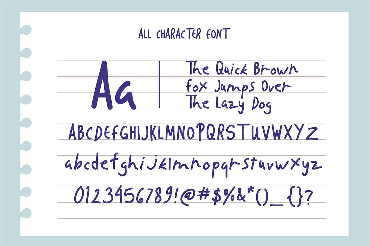 Daisytale - Playful Handwritten Font, a Handwritten Font by imdeyaa (Photo 2 of 11)