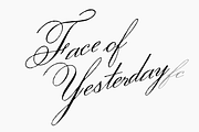Face of Yesterday FC, a Script Font by Intellecta Design (Thumbnail 1 of 5)