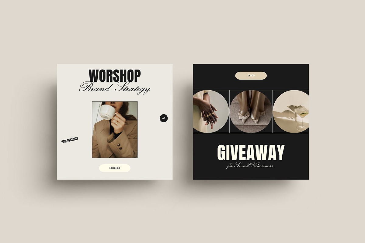 Aesthetic Social Media Template, a Social Media Template by Moscovita Studio (Photo 12 of 29)