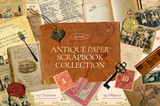 Antique Paper Scrapbook Collection, an Object Graphic by JulsIst (Thumbnail 1 of 11)