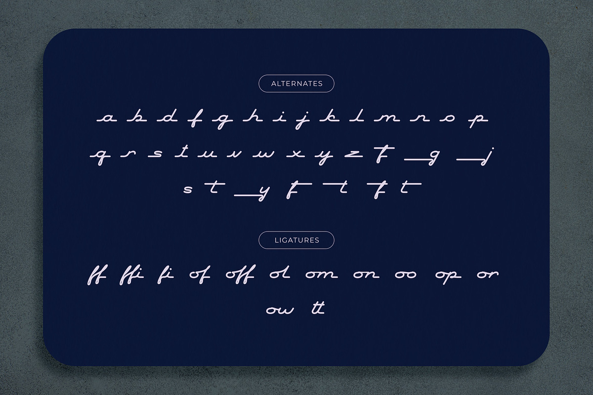 Radiant Sphere — A Monoline Script F, a Script Font by Almeera Std (Photo 10 of 10)