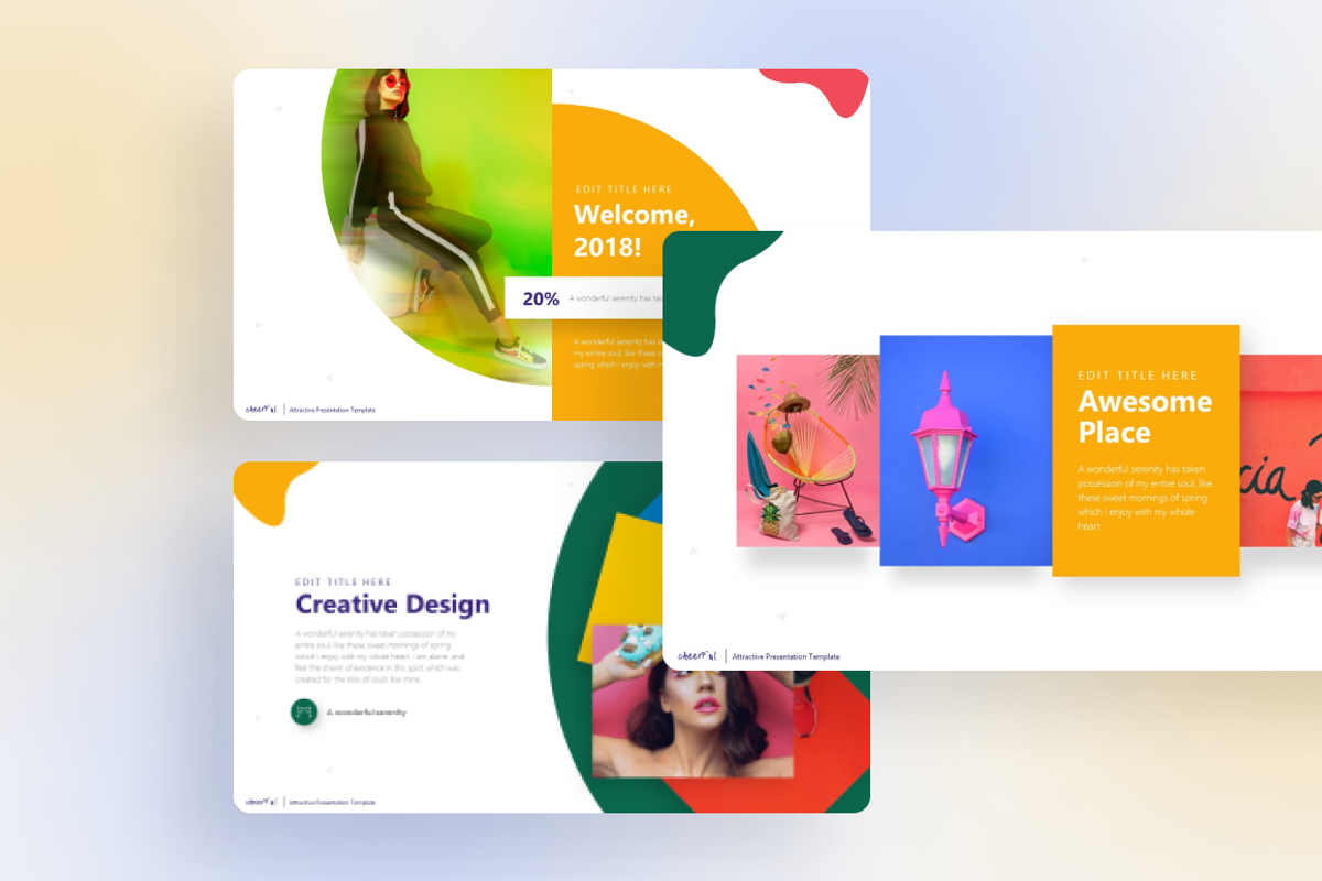 60.000+ Colorful Presentation