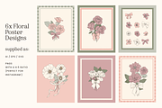 Romantic Floral Vector Illustrations, a Decorative Illustration by Emma Webb Studio (Thumbnail 5 of 9)