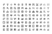 HR, Teamwork & Workplace Line Icons, an Outline Icon by gstudiovect21 (Thumbnail 2 of 5)