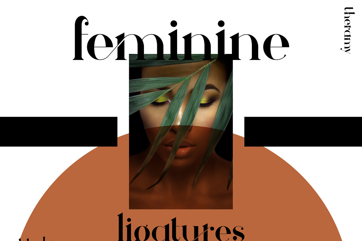 Theramy - Modern Ligature Font, a Serif Font by GraphicDash (Photo 9 of 10)