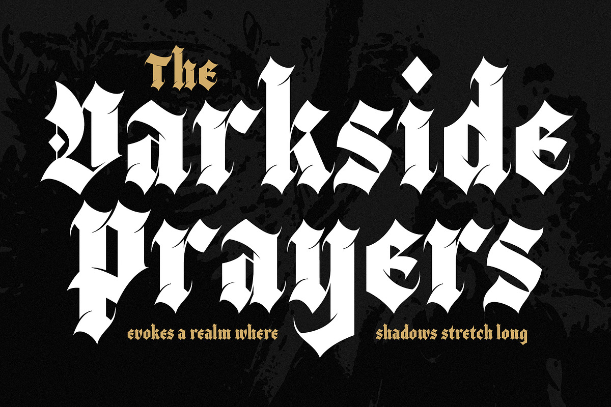 Black Webs - Gothic Blackletter Font, a Blackletter Font by Typia Nesia (Photo 5 of 16)