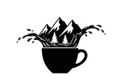 Mountain Coffee Cup Design Bundle, an Illustration by yasushie (Thumbnail 3 of 31)