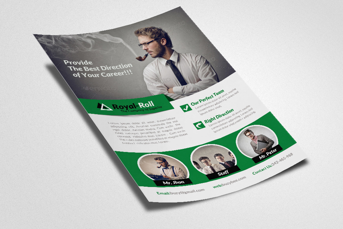 Creative Business Flyer Template, a Flyer Template by Psd Templates (Photo 3 of 3)