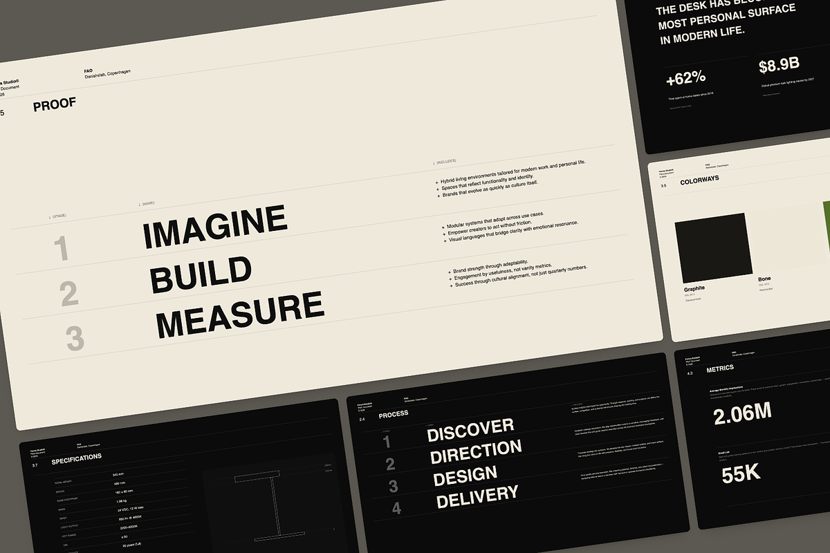 Minimal Brand Pitch Deck Template, a Presentation Template by Oday Noon (Photo 15 of 23)