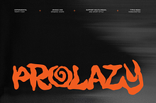 Prolazy - Experimental Graffiti Font