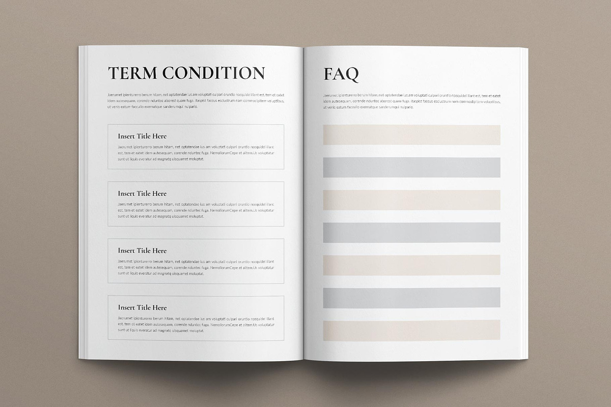 Welcome Packet Magazine Template, a Magazine Template by TemplatesForest