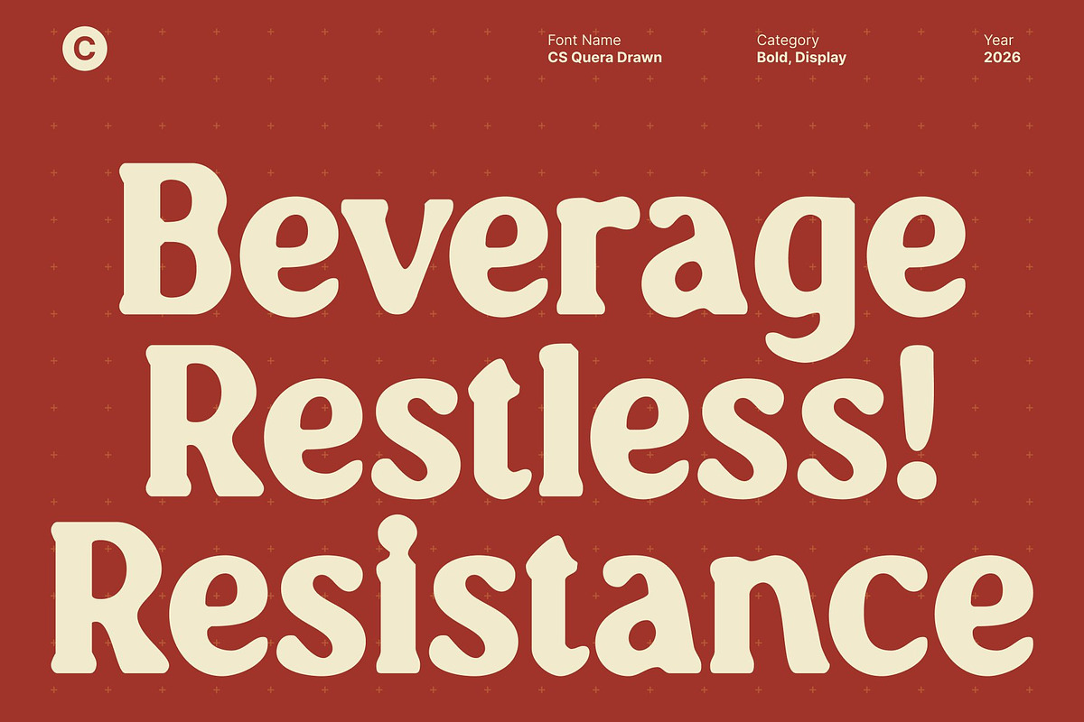 CS Quera Drawn, a Serif Font by Craft Supply Co. (Photo 2 of 8)