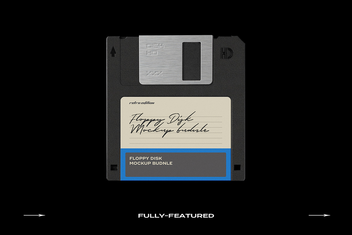 Floppy Disk Mockup Template Bundle, a Product Mockup by PrintPixel (Photo 9 of 28)