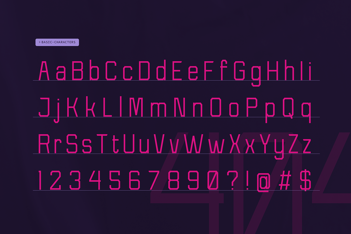 Kubicore | Techno Retro Display, a Sans Serif Font by gracetype_studio (Photo 9 of 12)