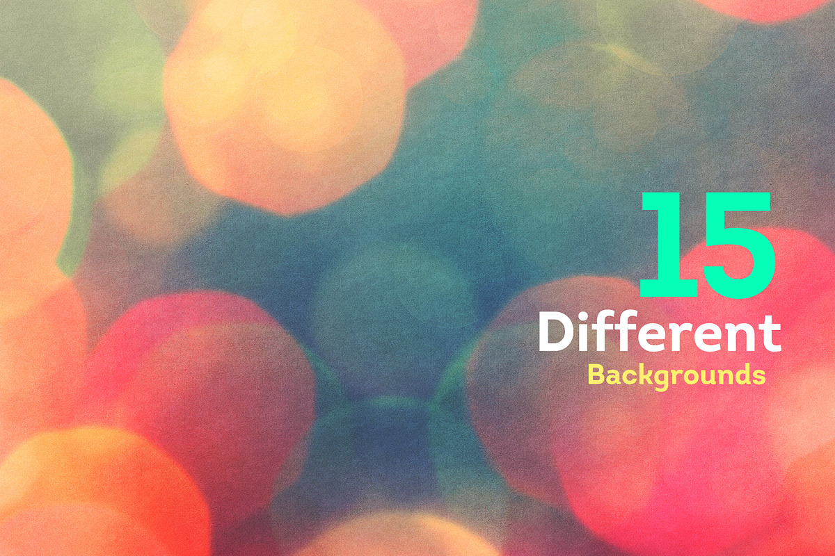 Bokeh Grunge Backgrounds V5 preview 4