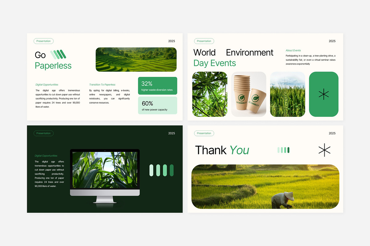Green Energy BusinessPlan PowerPoint, a Presentation Template by Eklip Studio (Photo 5 of 6)