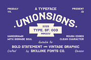 SFC Unionsigns, a Serif Font by Skilline Supply Co. (Thumbnail 1 of 8)