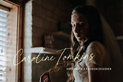 White Camellia Script Font, a Script Font by Seagulls Creative (Thumbnail 2 of 12)