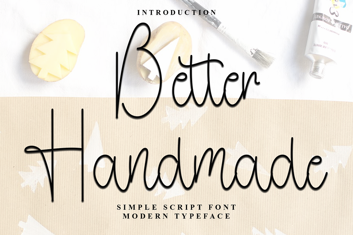Better Handmade, a Handwritten Font by InermediaSTUDIO (Photo 1 of 8)