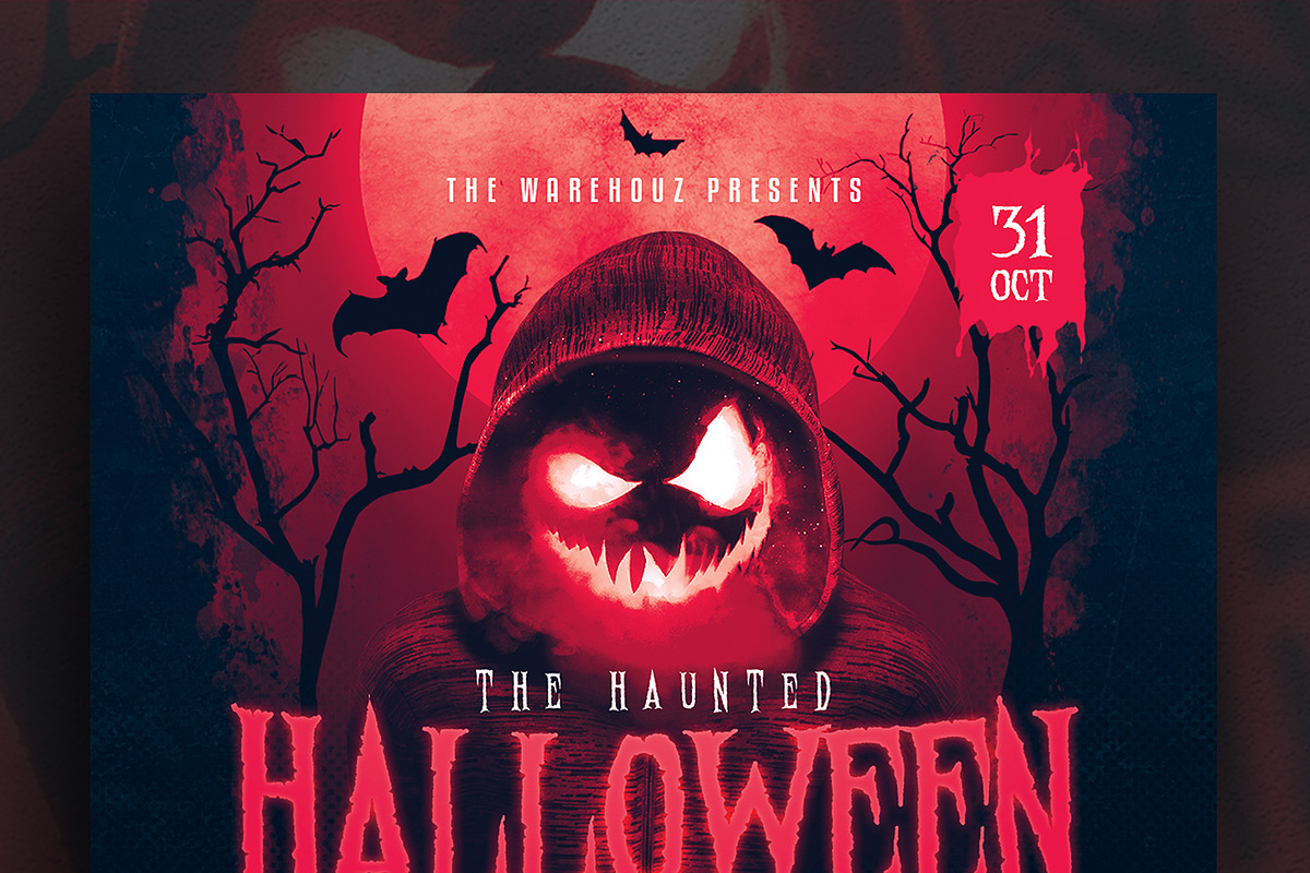 Halloween Party Flyer, a Flyer Template by Verazo (Photo 2 of 2)