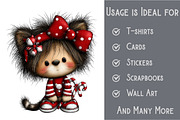 Christmas Animal Clipart Bundle, an Illustration by Pixels.Craft (Thumbnail 3 of 6)