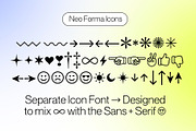 Neo Forma (NEW v2.0) 8 Fonts + Icons, a Sans Serif Font by Sam Parrett (Thumbnail 4 of 14)