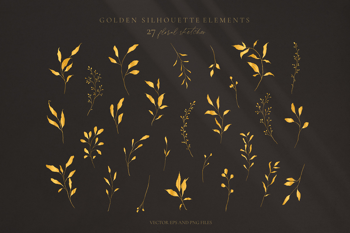 Botanical leaves - sketched florals, a Decorative Illustration by Madiwaso (Photo 11 of 14)