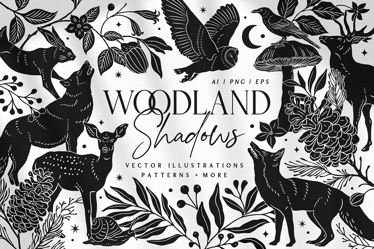 Monochrome Magic 4 in 1 Bundle, a Decorative Illustration by rouxsupplyco (Photo 3 of 27)